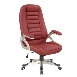 Hochwertiger roter, ergonomischer Bürostuhl mit Massagerücken (Y-2772)